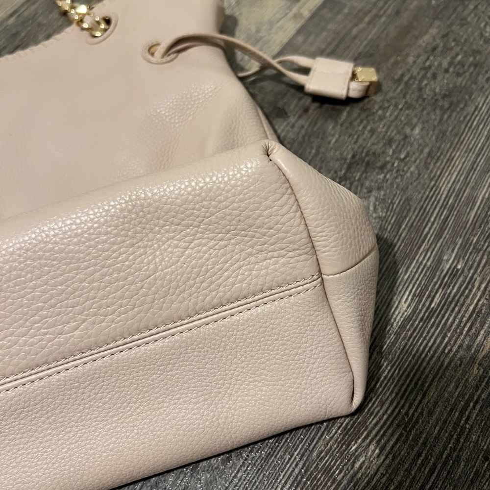 Tory Burch Tan/pink Leather Tote Bag - Picture 6 of 13
